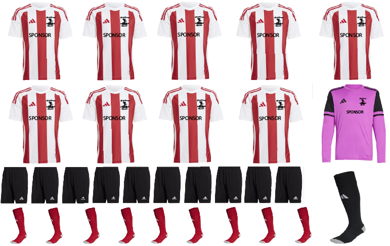 Hucknall Sports Adidas x10 Kit Bundle