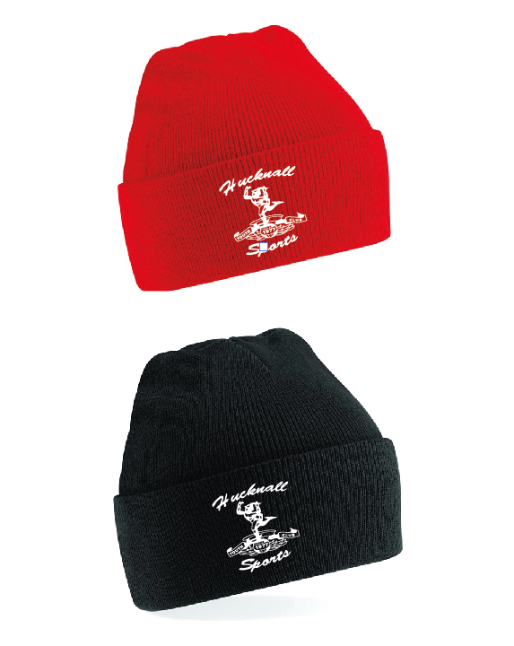 Hucknall Sports Hats Beanie & Bobble.