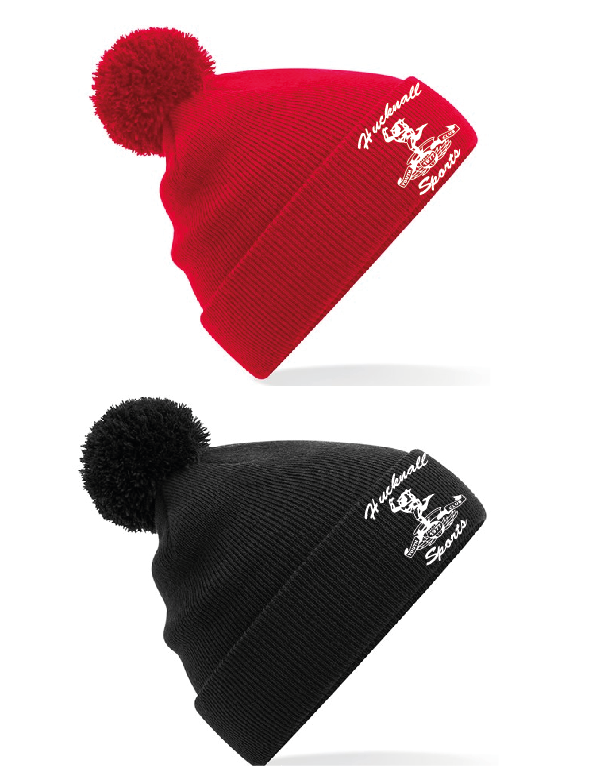 Hucknall Sports Hats Beanie & Bobble.