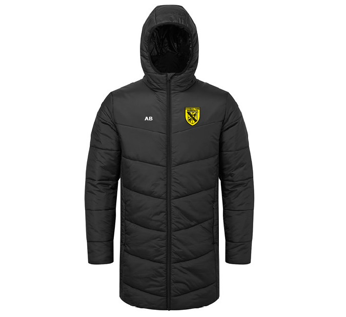 Hucknall  Town Warriors  FC Longline Coat