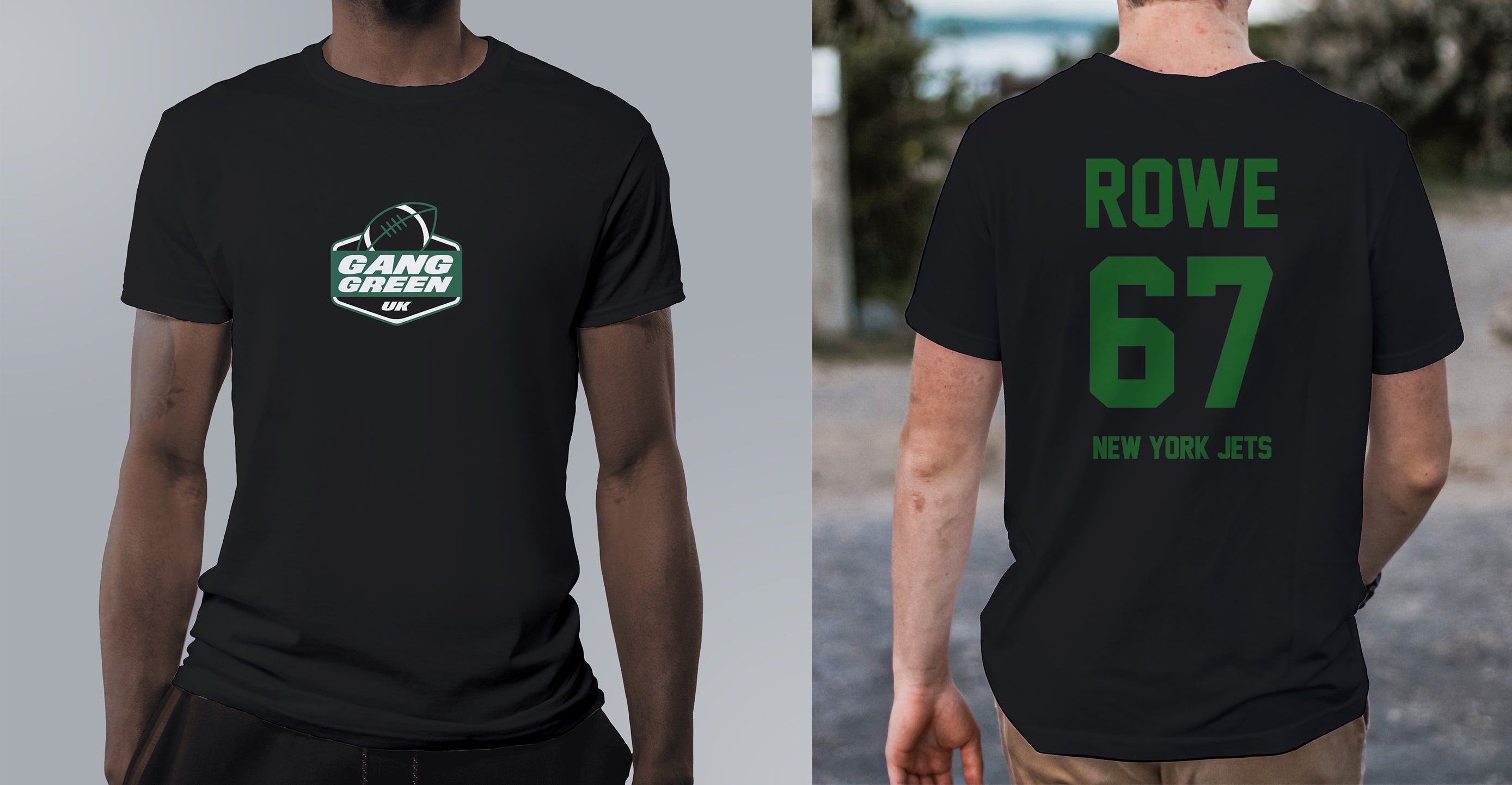 Draft Day Name And Number On Back T-Shirt