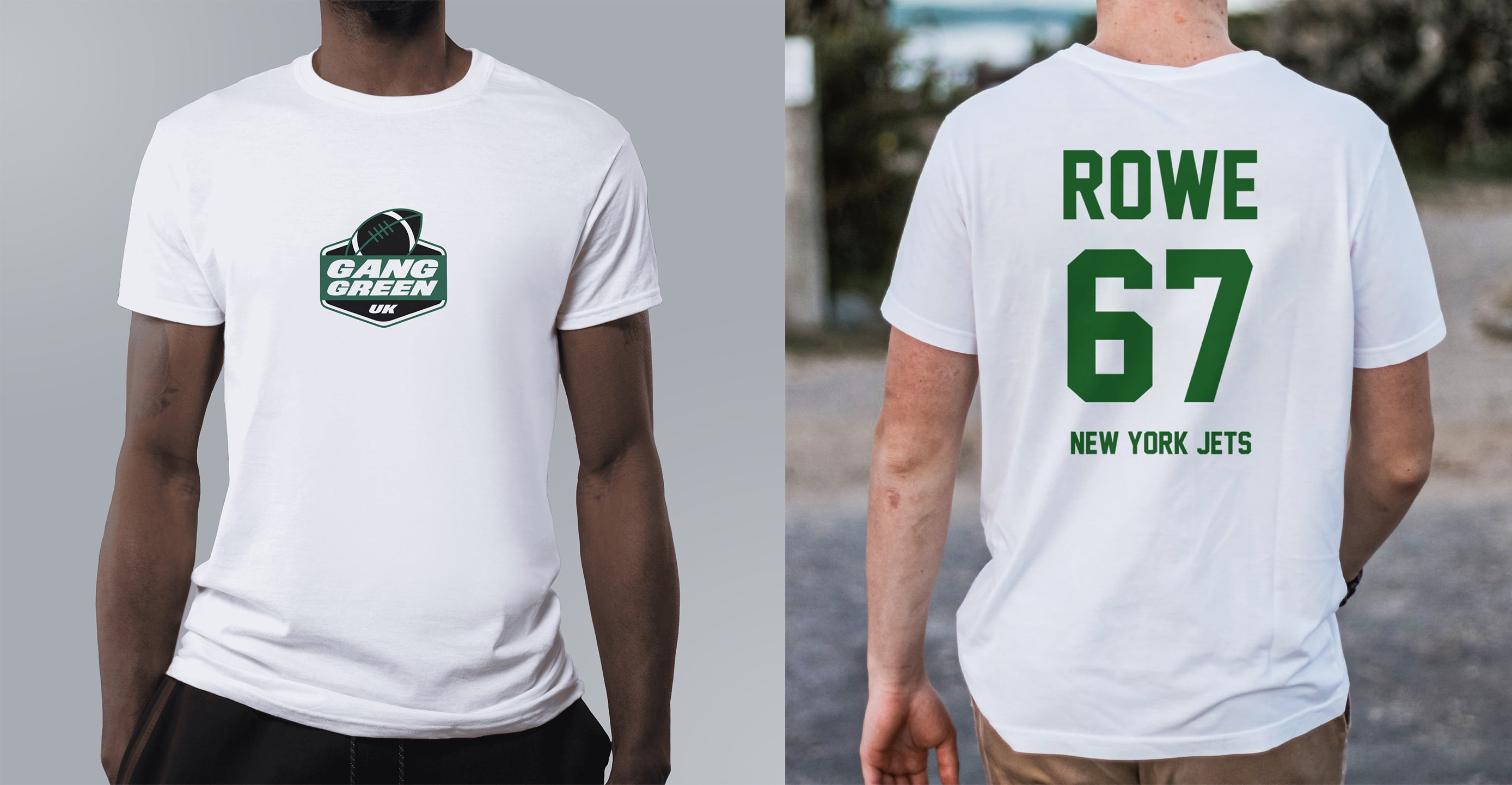 Draft Day Name And Number On Back T-Shirt