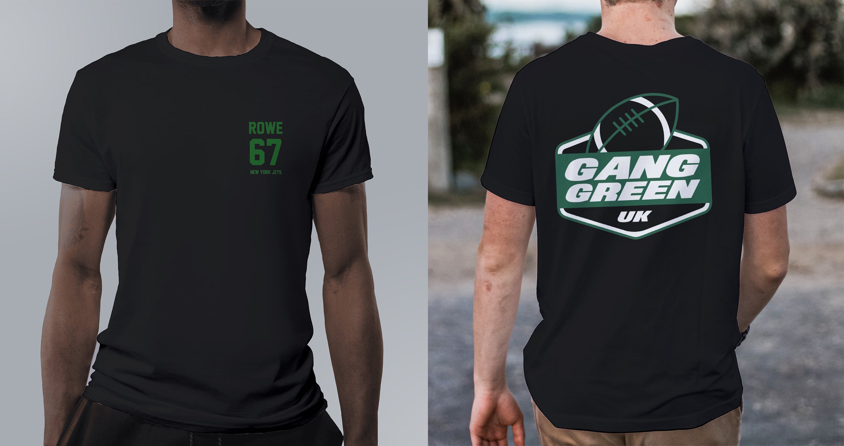 Draft Day Name And Number On Front T-Shirt