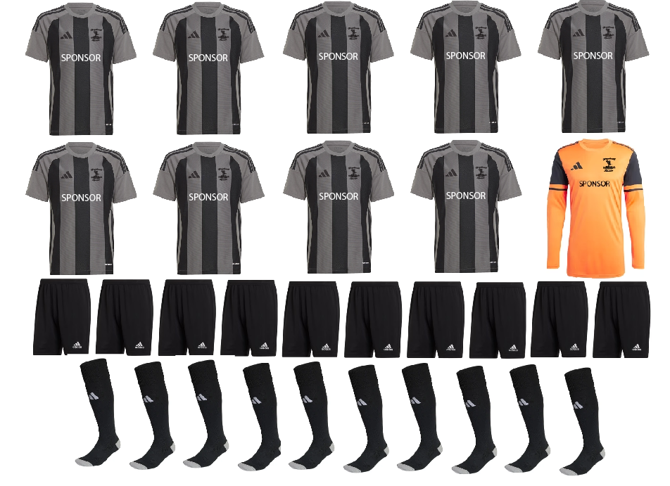 Hucknall Sports Adidas Away x10 Kit Bundle