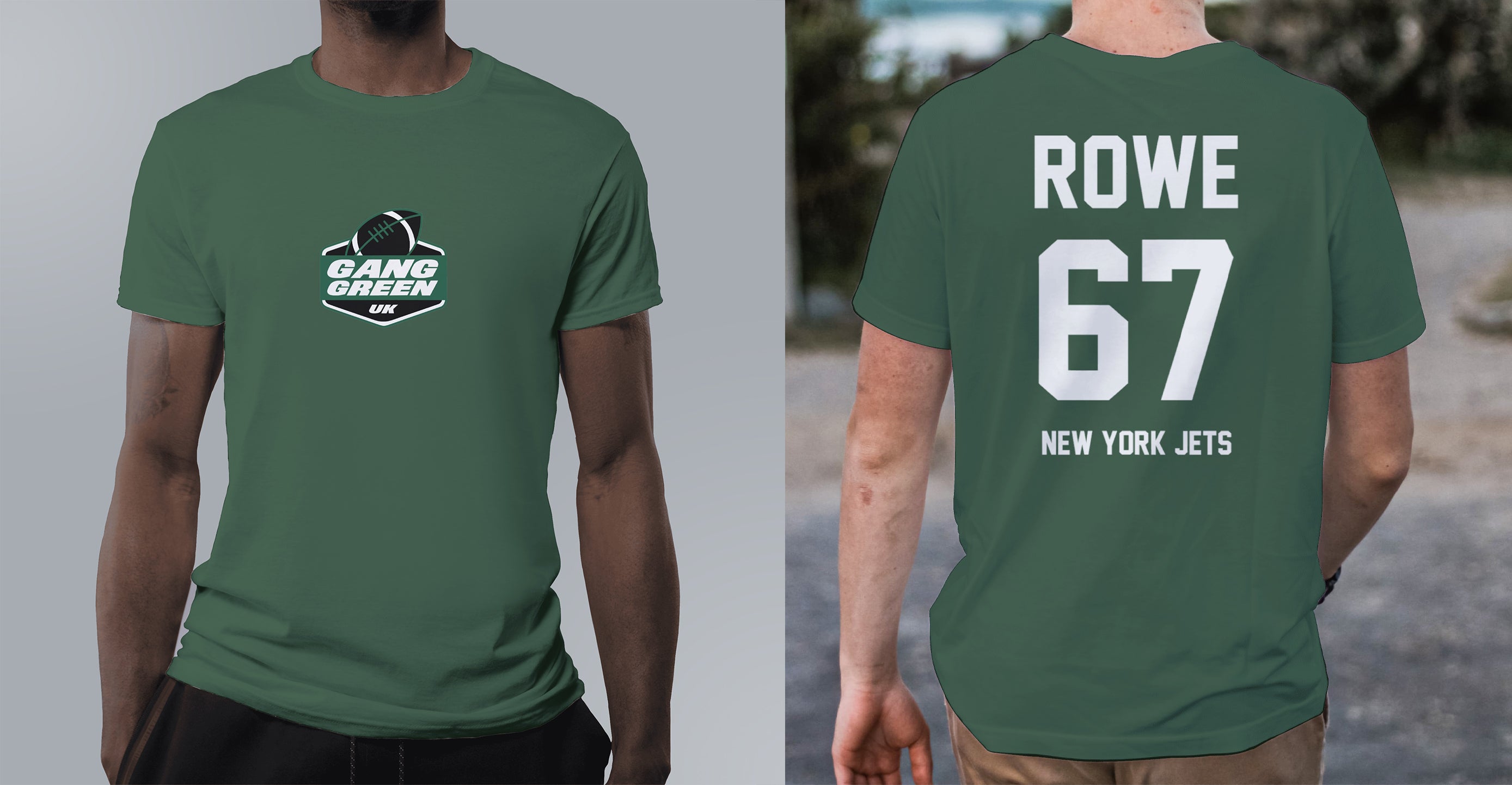 Draft Day Name And Number On Back T-Shirt