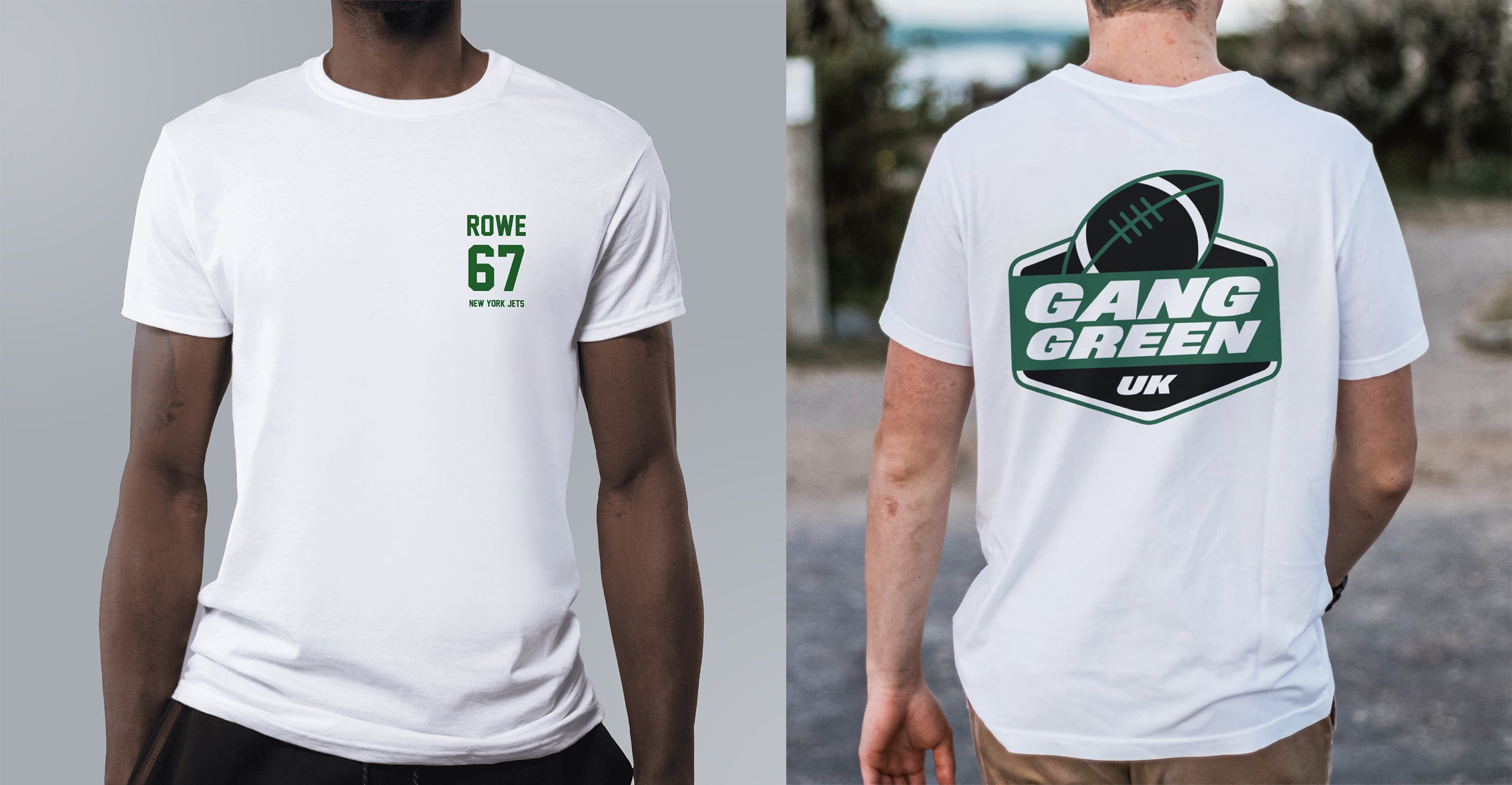 Draft Day Name And Number On Front T-Shirt